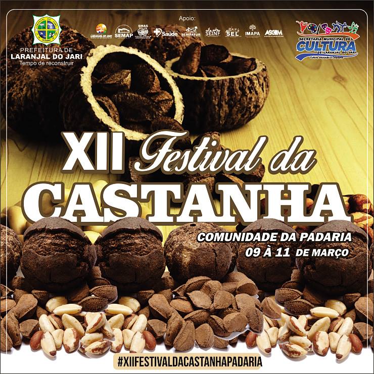 Prefeitura em Ação e Festival da Castanha será realizado na Vila Padaria.